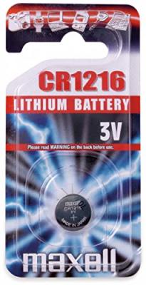 MAXELL  Pile Bouton Cr-1216 One Size Black / White