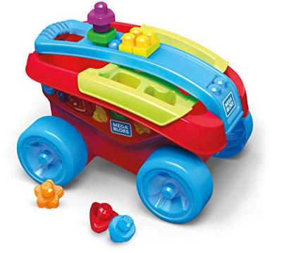 MEGABLOKS Mon wagon trieur de formes Mega Bloks