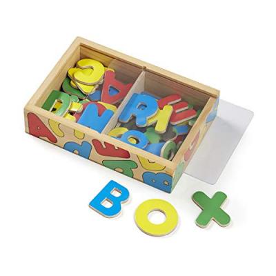 MELISSA & DOUG Lettres magn&eacute;tiques en bois