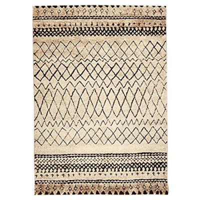 UNAMOURDETAPIS Merinos - 835 61 - Tapis Marroko Cr&egrave;me - 120X170 Cm