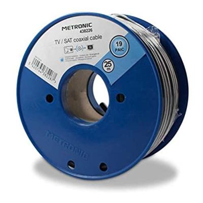 METRONIC  Cable Coaxial Noir - 25M