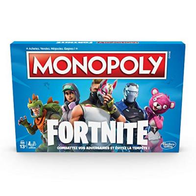MONOPOLY Jeu de soci&eacute;t&eacute;  Fortnite Version Fran&ccedil;aise 