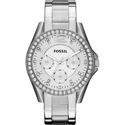 FOSSIL Montre Riley multifonction en Acier Inoxydable, ES3202