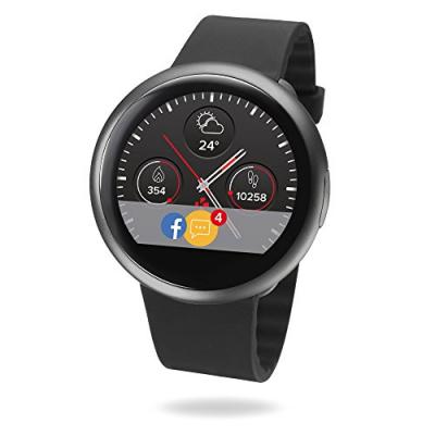 MYKRONOZ Montre connect&eacute;e  ZeRound 2 Noire 