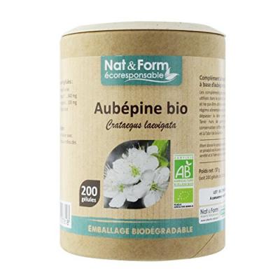 NAT & FORM  Eco Responsable Aub&eacute;pine Bio 200 G&eacute;lules