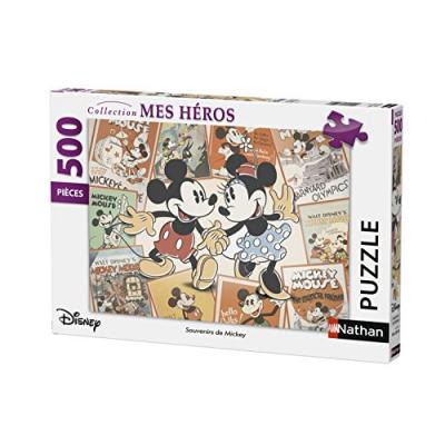 NATHAN MICKEY Puzzle 500 pcs Souvenirs - Disney