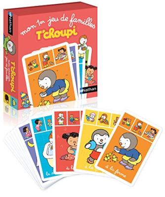 NATHAN Mon premier jeu de familles t'choupi