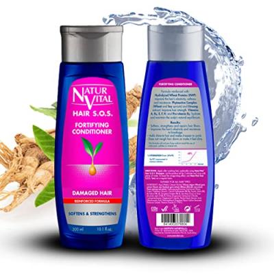 NATURALEZA Y VIDA NaturVital Conditionneur Anti-Chut de Cheveux Anti-Casse 300ml