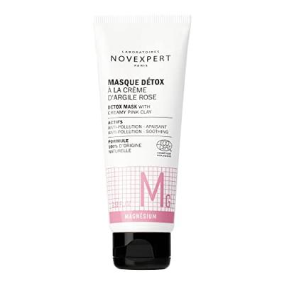 NOVEXPERT  Masque D&eacute;tox &Agrave; la Cr&egrave;me d'Argile Rose