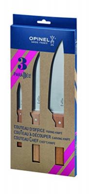OPINEL Couteau  Coffret Trio Parall&egrave;le