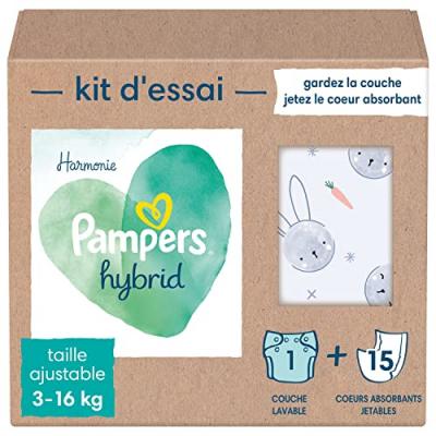 PAMPERS  Couches Hybride Harmonie 15uts