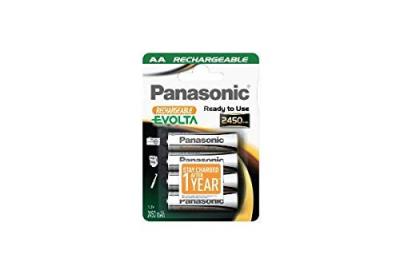 PANASONIC Pack de 4 piles  Evolta HHR-3XXE AA 