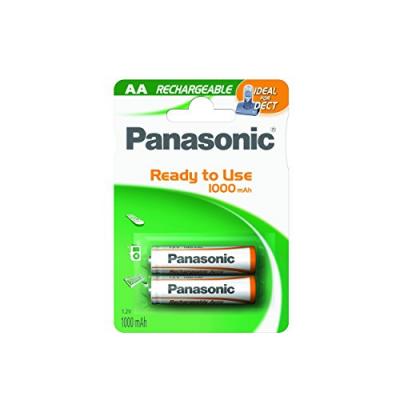 PANASONIC  lot de 2x accu aa 1000mah