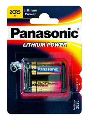PANASONIC  2CR-5MEP/1B - Pile pour appareil photo 2 CR5 - Li - 1600 mAh 