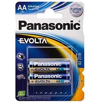 PANASONIC  Piles 1x2 Evolta Lr 6 Mignon Lr6ege/2bp One Size Blue