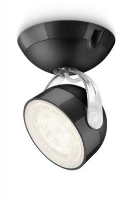 PHILIPS  - Spot LED noir Dyna L9,6 cm