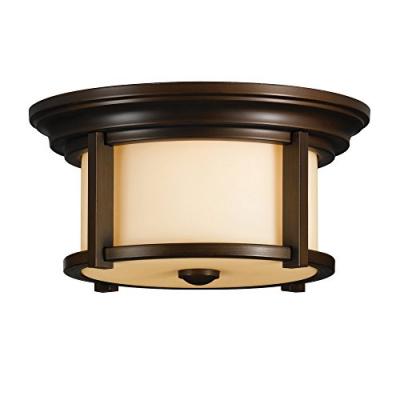 FEISS Plafonnier merrill 2x60w bronze fonc&eacute;