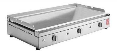 PLANET  Plancha en inox lisse Chef 80 cm