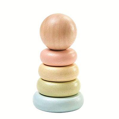 PLAN TOYS Jeu d&rsquo;&eacute;veil  Pastel Ma premi&egrave;re pyramide 