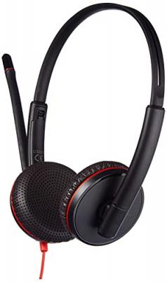 PLANTRONICS POLY Blackwire C3225 casque USB-A+Jack -2 &eacute;couteurs