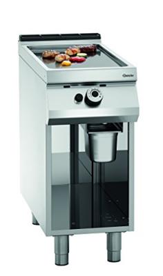 BARTSCHER Plancha gaz lisse - soubassement ouvert