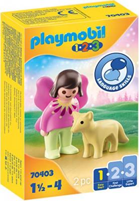 Playmobil 1.2.3 70403 Amie f&eacute;e avec le renard 