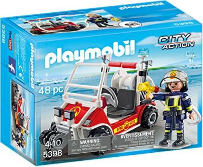 5398 playmobil chef des pompiers avec voiturette