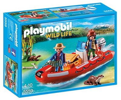 PLAYMOBIL 5559 Braconniers avec bateau