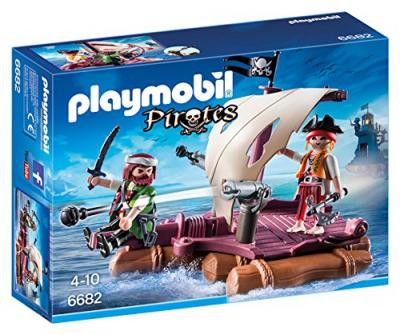 PLAYMOBIL Radeau avec pirates des t&eacute;n&egrave;bres - 6682