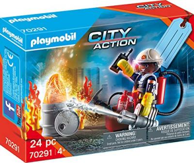 PLAYMOBIL - 70291 - Set cadeau Pompier