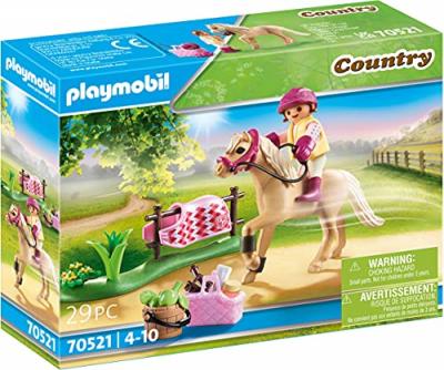 Playmobil Country 70521 Cavali&egrave;re avec poney beige 
