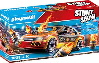 Playmobil Stuntshow 70551 Stuntshow Voiture crash test mannequin 