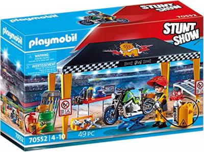 Playmobil Stuntshow 70552 Stuntshow Atelier de r&eacute;paration 