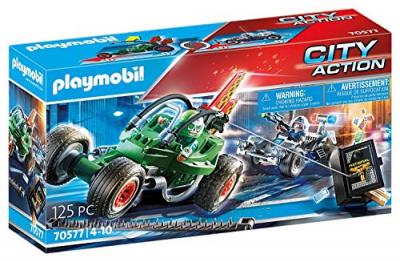 Playmobil Les policiers 70577 Police Karts de policier et bandit 