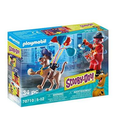 Playmobil Scooby-Doo ! 70710 SCOOBY-DOO avec fant&ocirc;me du clown 