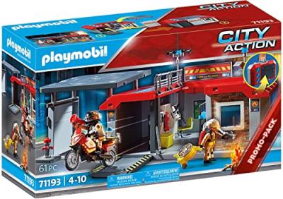 Playmobil City Action 71193 Caserne de pompiers 