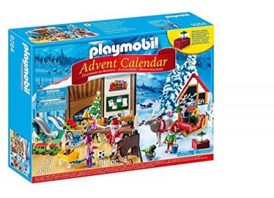 PLAYMOBIL Calendrier de l'Avent "L'atelier P&egrave;re No&euml;l" 9264