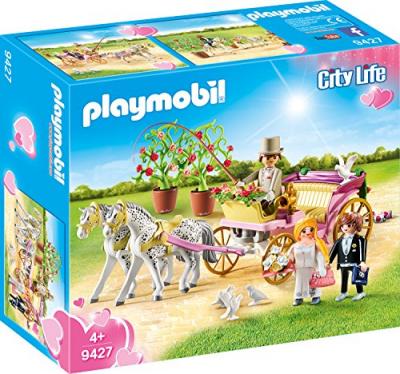 Playmobil Carrosse et Couple de mari&eacute;s, 9427