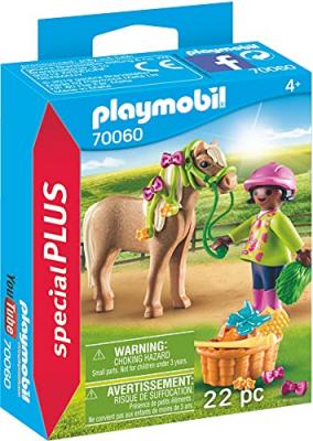 Playmobil - Cavali&egrave;re avec poney - 70060