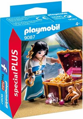 Playmobil 9087 - Flibusti&egrave;re Avec Tr&eacute;sor
