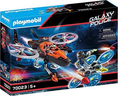 Playmobil Les policiers de l'Espace - H&eacute;licopt&egrave;