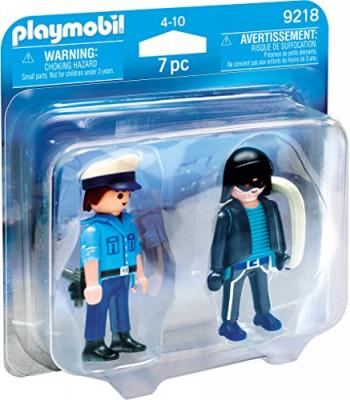 9218 - Playmobil Duo Policier Et Voleur