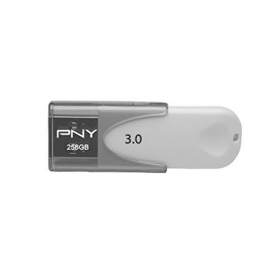 PNY  Cl&eacute; USB 3.0 256 Go Attach&eacute; 4 Gris