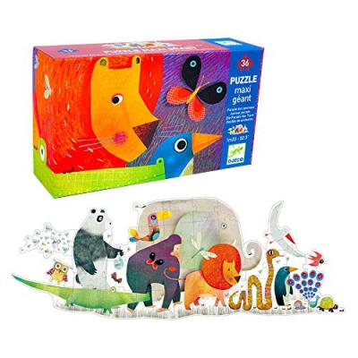 DJECO Puzzle g&eacute;ant Le d&eacute;fil&eacute; des Animaux