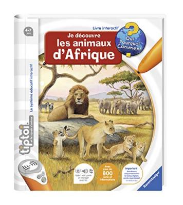 RAVENSBURGER Livre Tiptoi - Animaux d'Afrique