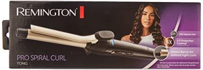 REMINGTON Fer &agrave; Boucler 19mm, Boucleur Antistatique, C&eacute;ramique, Toumaline, Ionique, Glisse Facile Boucles Serr&eacute;es - CI5319