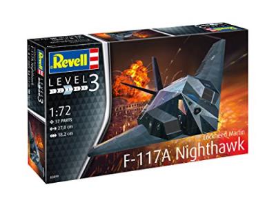 REVELL  F-117A Nighthawk Stealth Fighter pi&egrave;ces