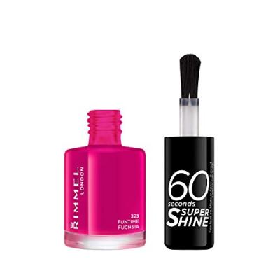 RIMMEL LONDON 60 SECONDS super shine #323-funtime fuchsia