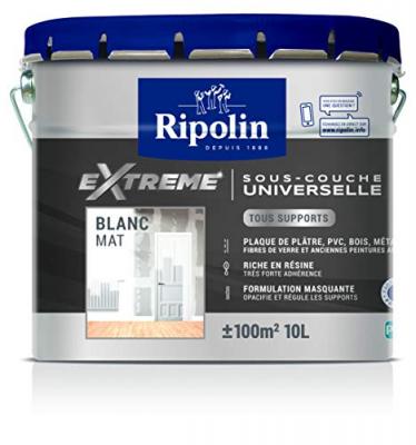 RIPOLIN  sous-Couche Universelle, Mat, Blanc 10L