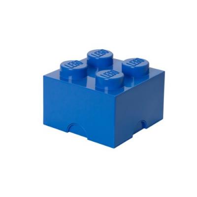 LEGO Brique de rangement 4 plots  bleu